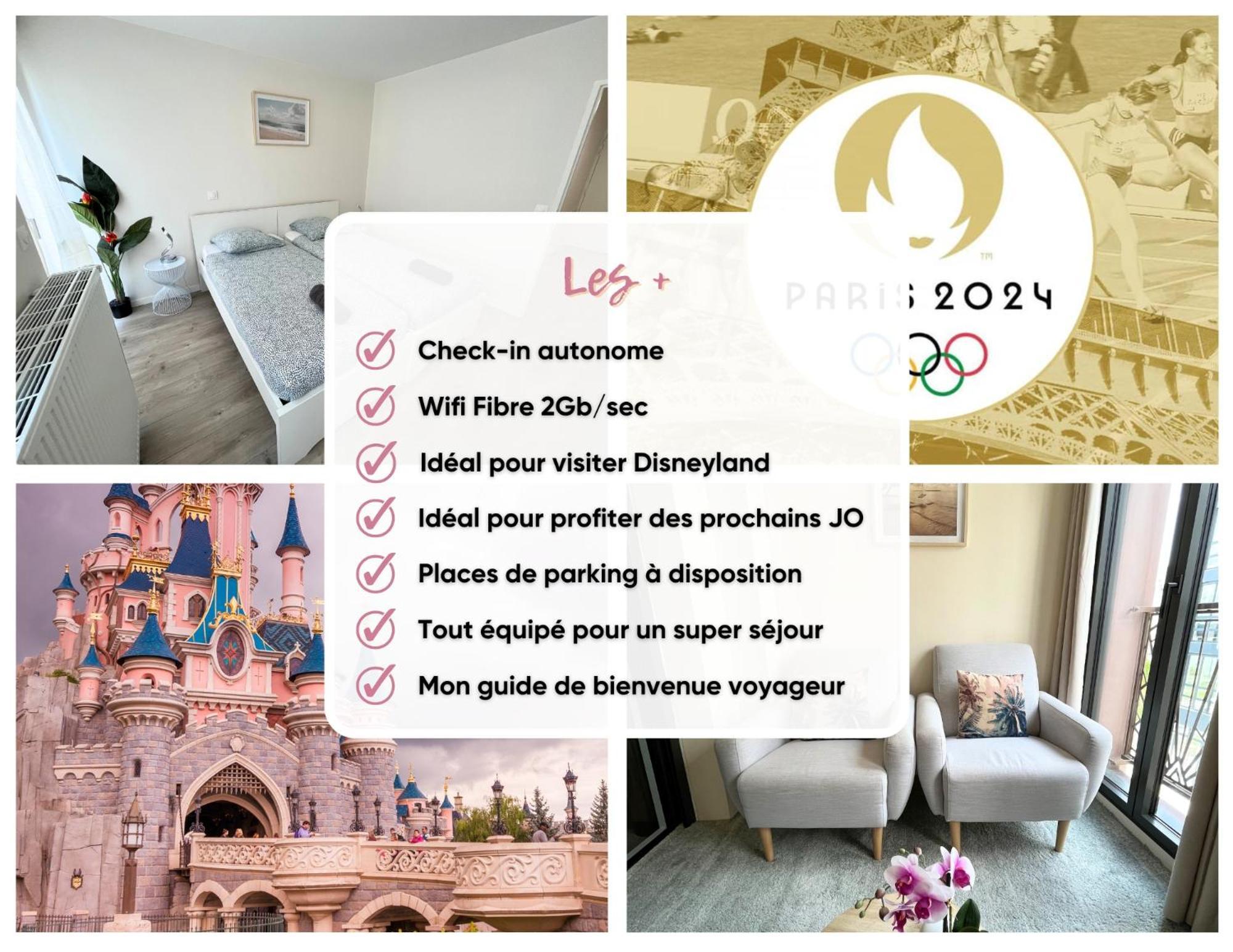 L'Eden - T2 Neuf Avec Loggia Et Parking Prive - Proche Rer A & Disneyland Chessy Kültér fotó